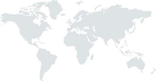 Global reach world map